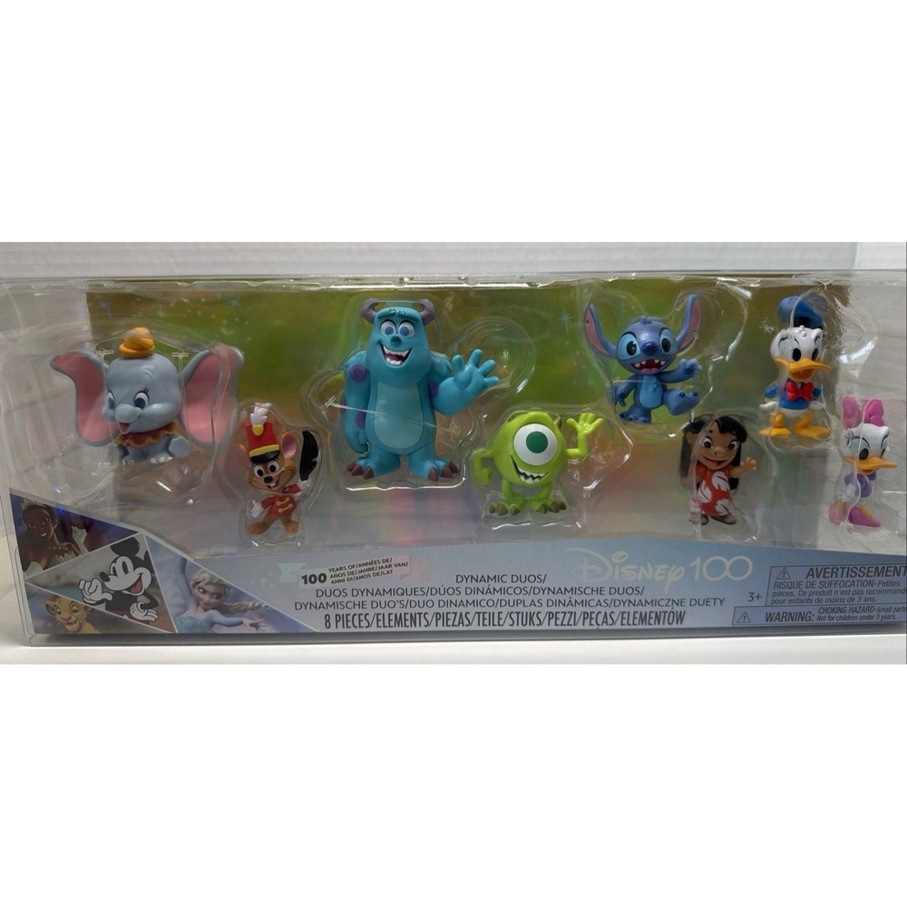 Disney 100 Years Of Love Collector Character 8-Piece Figure Set Limited Edition
